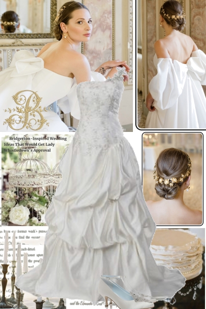 Bridgerton Inspired Wedding Ideas- Modekombination