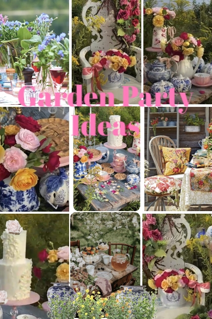 Garden Party Ideas- Fashion set