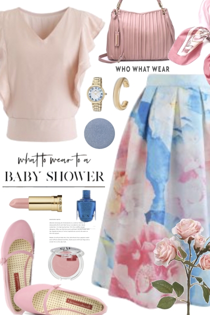 What To Wear to a Baby Shower- Fashion set