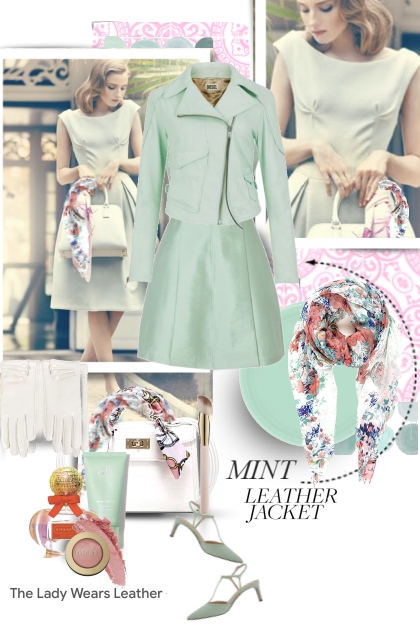 The Lady Wears Mint Leather- Fashion set