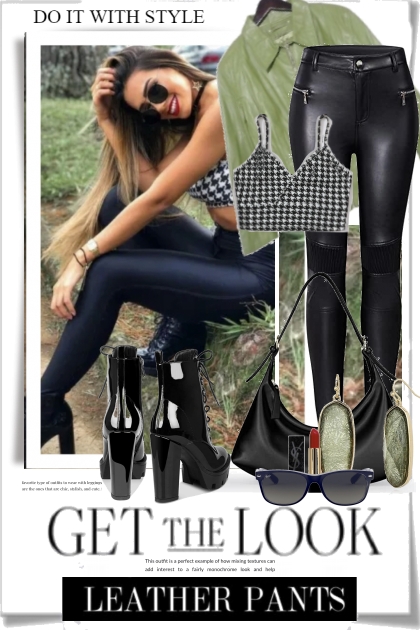 Get the Look Leather Leggings