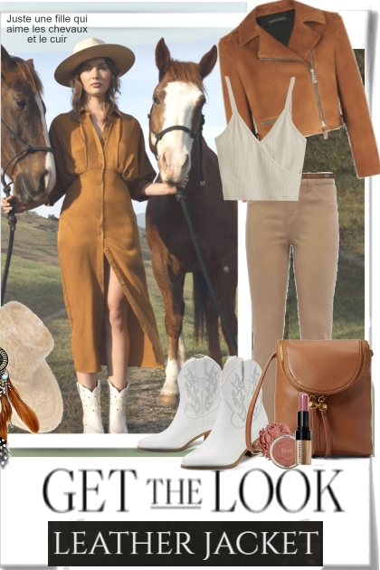 Juste une fille qui aime les chevaux et le cuir- Fashion set