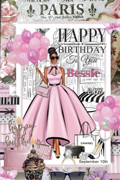 Happy Birthday Bessie- Fashion set