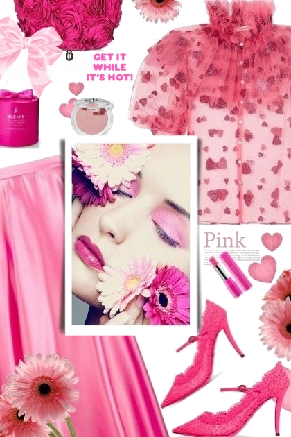 Get It While Its Hot Pink- combinação de moda