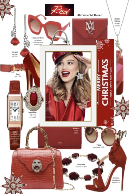 Christmas in Red- Fashion set