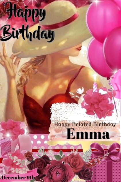 Happy Belated Birthday Emma- Modna kombinacija