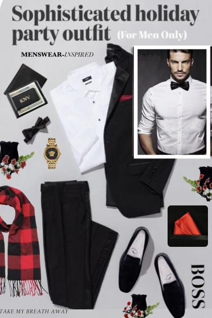 Sophisticated Holiday Party Outfit For Men