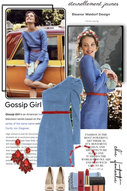 Gossip Girl Blair Waldorf- combinação de moda