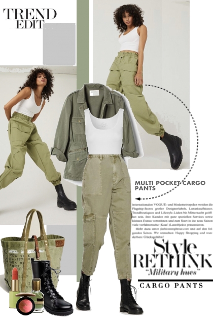 Style Rethink Boots and Cargo Pants- Modna kombinacija
