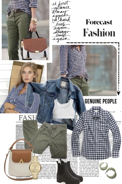 Cargo Pants Forecast Fashion- Модное сочетание