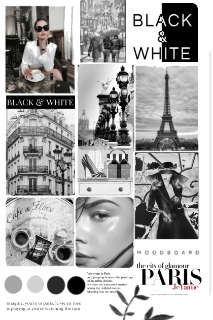 PARIS IN BLACK &amp; WHITE 
