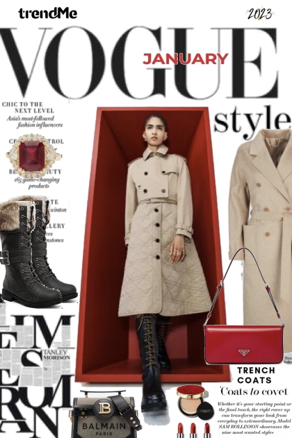 January Vogue Style- Модное сочетание