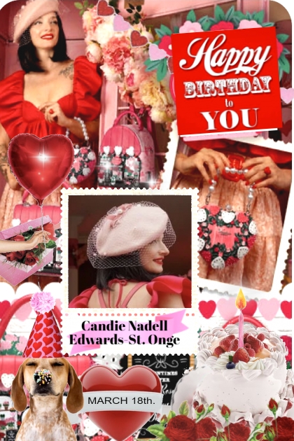 Happy Birthday to You Candie- combinação de moda