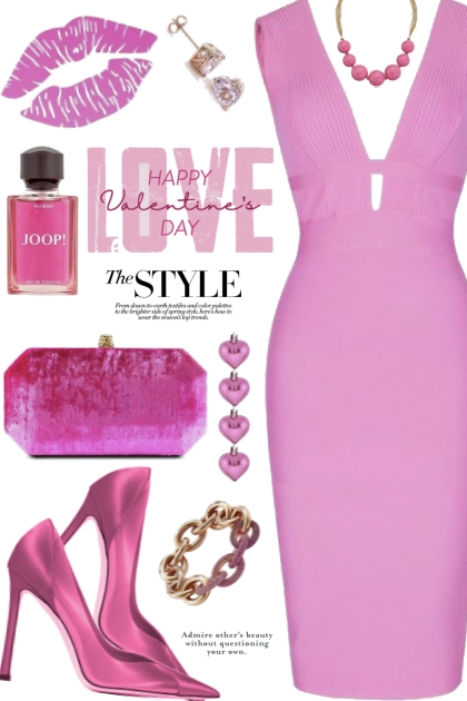 The Pink Valentine Style- Combinaciónde moda