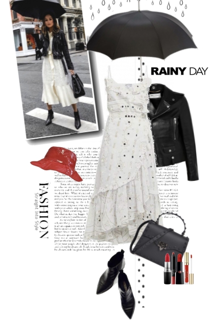 RAINY DAY FASHION- combinação de moda