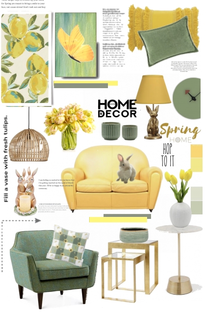 Home Decor for Spring- Модное сочетание