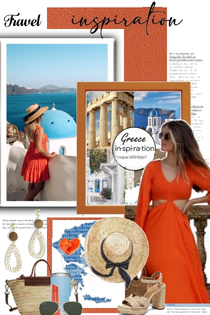 Travel Inspiration to Greece- combinação de moda