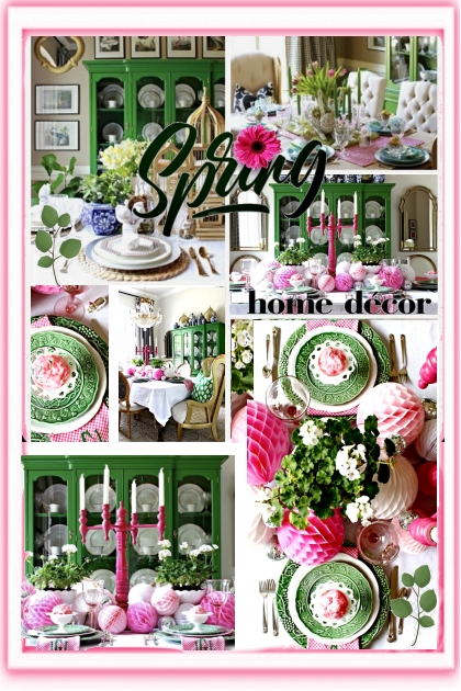 Spring Home Decor- Combinaciónde moda