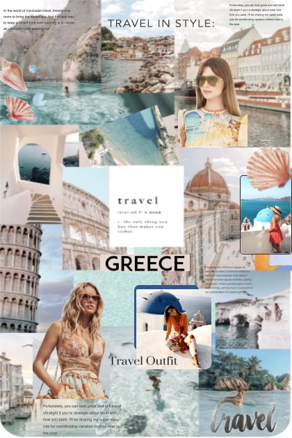 Travel Greece- combinação de moda