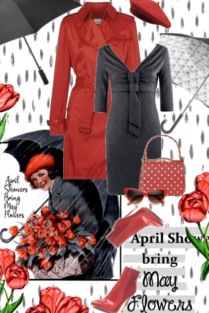 April Showers Bring May Flowers- combinação de moda