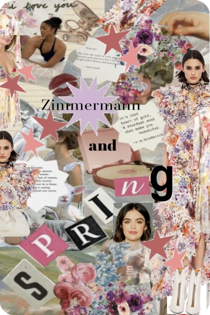 Zimmermann and Spring- combinação de moda