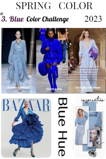 Blue Color Challenge- Fashion set