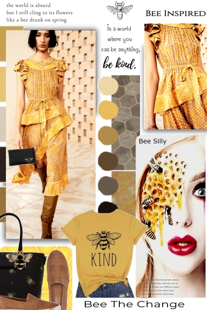 Bee Inspired- combinação de moda