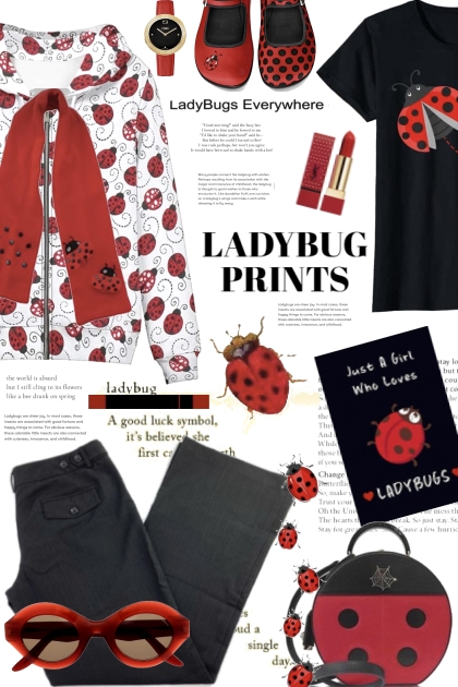 Ladybugs Everywhere- Fashion set