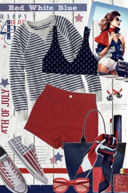 A Red White and Blue Fourth - Fashion set