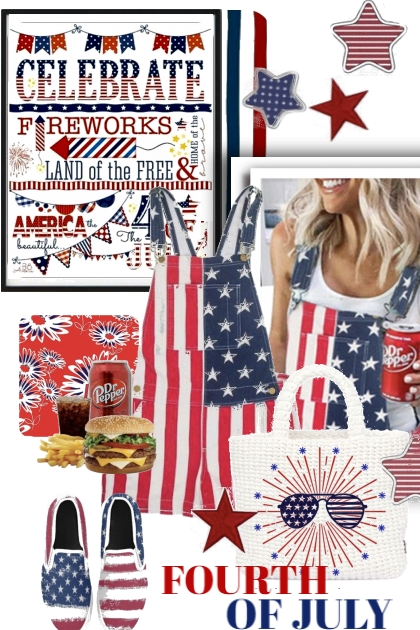 Fourth of July Celebrations- combinação de moda