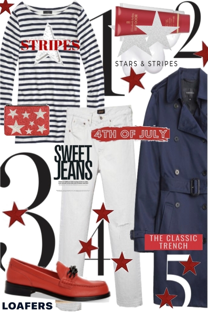 Fourth of July Stars and Stripes- Fashion set
