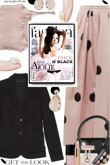 Get The Look in Pink and Black- Combinazione di moda