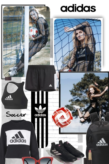 Adidas Soccer- combinação de moda