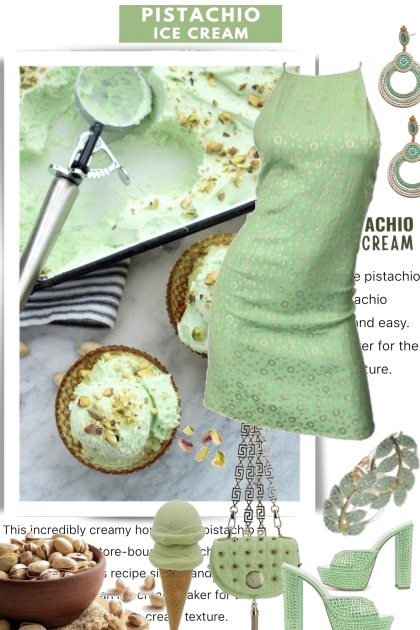 Pistachio Ice Cream- Modna kombinacija