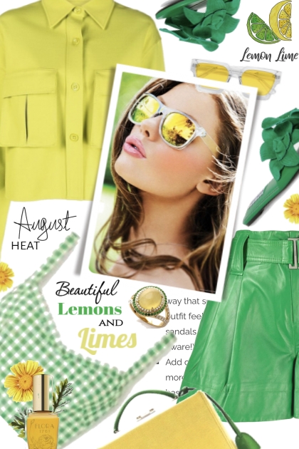 Beautiful Lemons and Limes- Fashion set