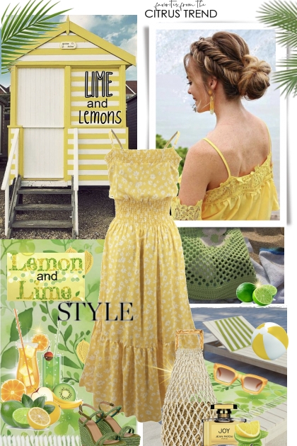Lemon and Lime Style- Модное сочетание