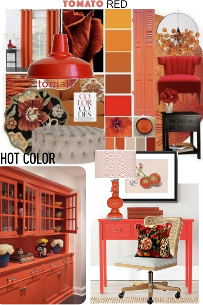 Hot Color Tomato Red- Fashion set