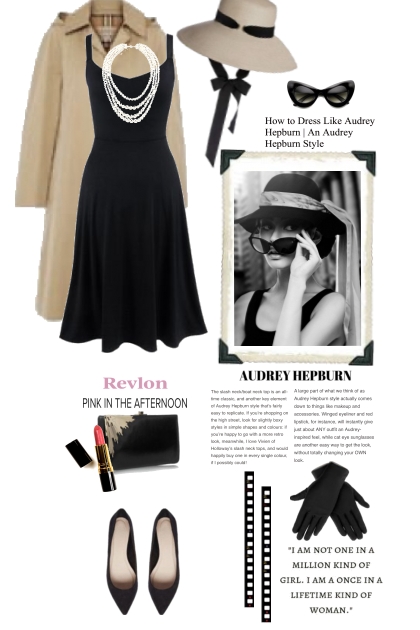 Dress Like Audrey Hepburn- Modna kombinacija
