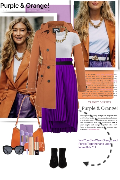 Fall Purple and Orange