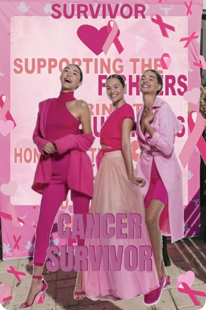 SUPPORTING CANCER SURVIVORS- combinação de moda