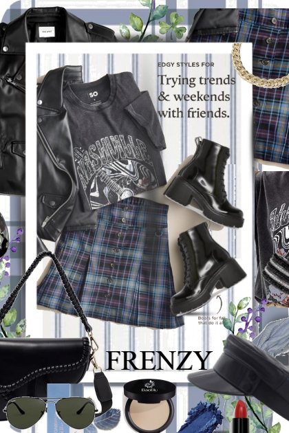 MOTO PLAID TRENDS AND FRIENDS- 搭配