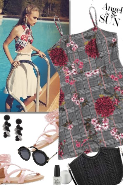 Floral Mini Dress- Модное сочетание