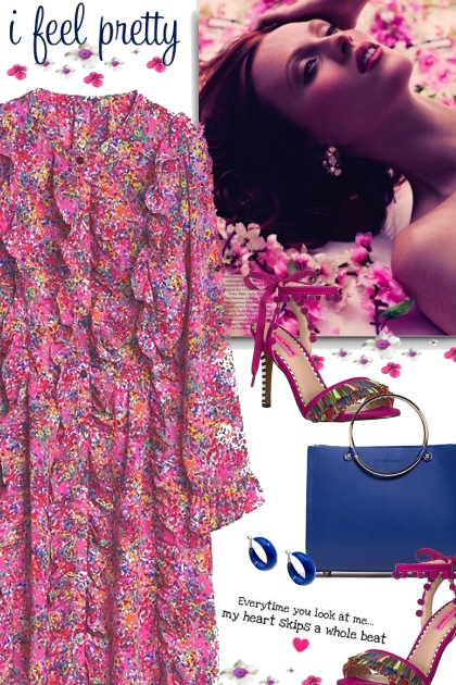 Floral Shirtdress- Fashion set