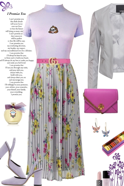 Pleated skirt- Modekombination