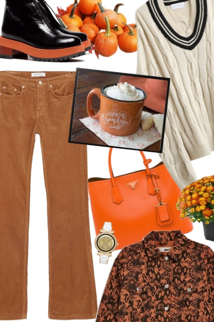 Pumpkin time- combinação de moda