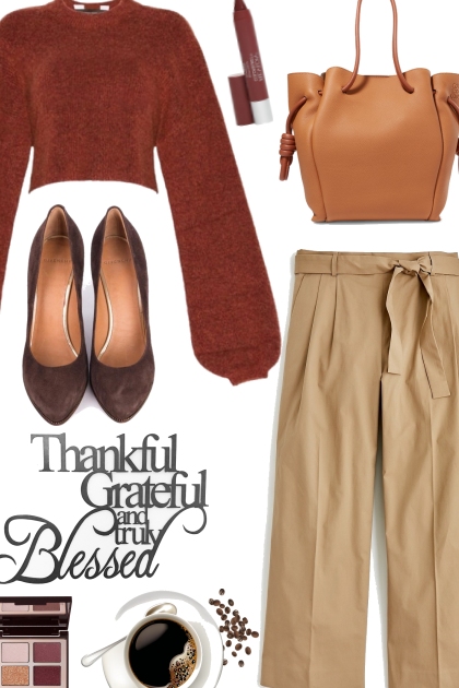 Today I am Thankful- combinação de moda