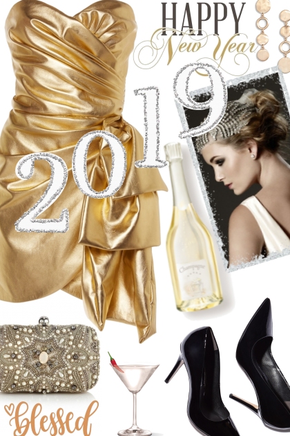 2019 New Years Eve- combinação de moda