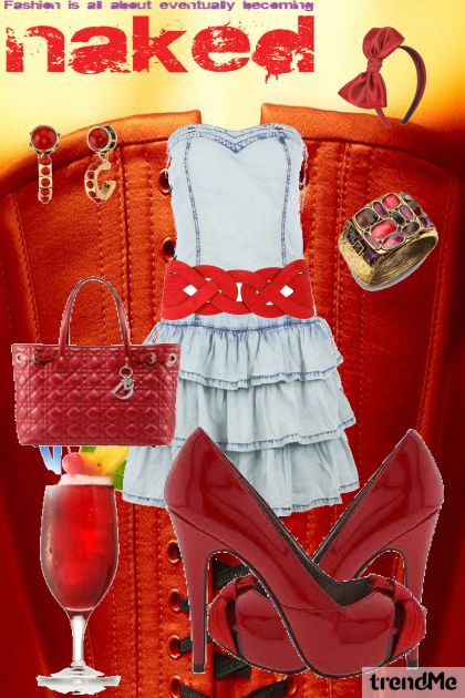 Pashion for red fashion :P- Modna kombinacija