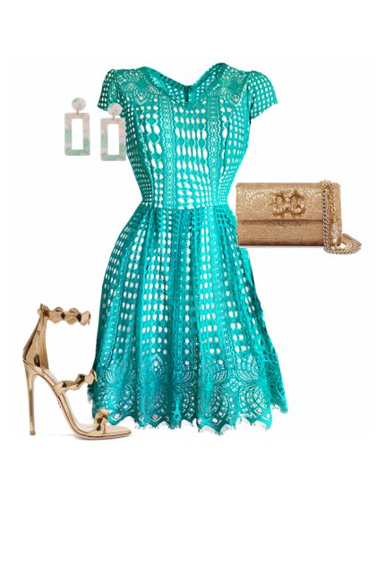 Vestido Verde- Combinazione di moda
