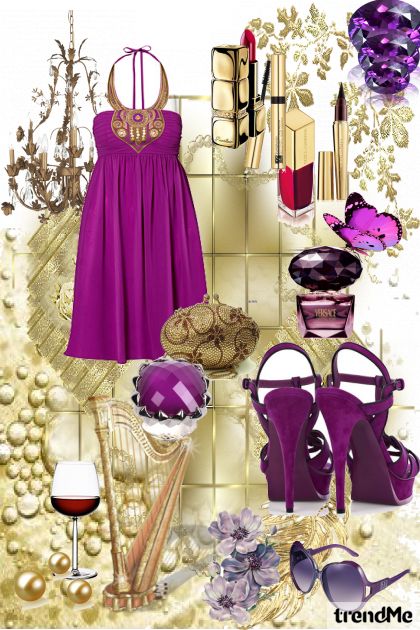 violeta- Combinaciónde moda